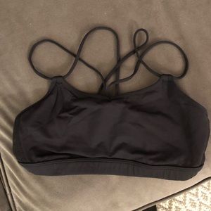 Lululemon Strappy Black Sports Bra